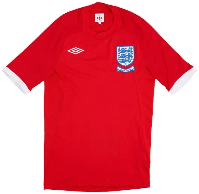 Umbro 2010-11 England 'South Africa' Away Shirt - 9/10 - (S)