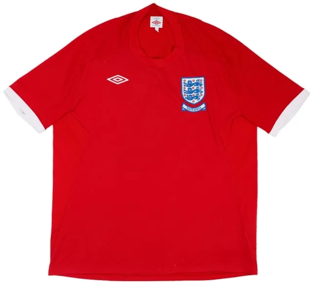Umbro 2010-11 England 'South Africa' Away Shirt - 9/10 - (XXL)