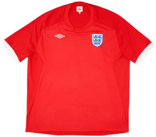 Umbro 2010-11 England Away Shirt - 9/10 - (3XL)
