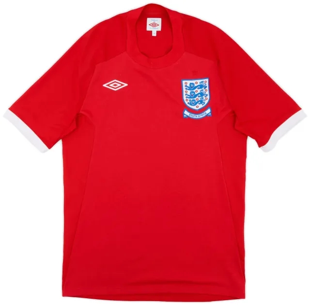 Umbro 2010-11 England 'South Africa' Away Shirt - 9/10 - (M)
