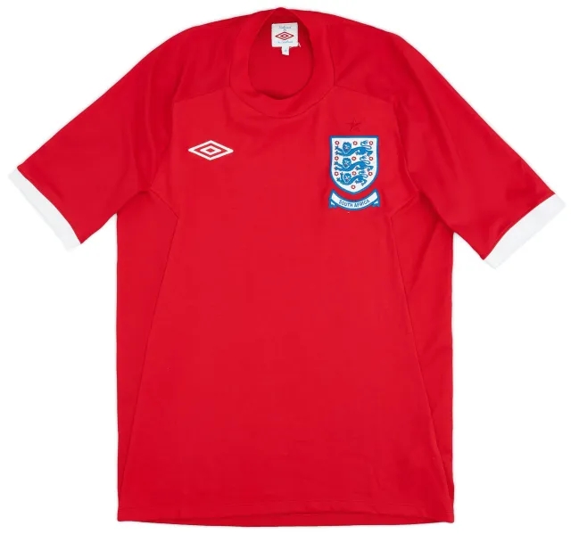 Umbro 2010-11 England 'South Africa' Away Shirt - 9/10 - (M)