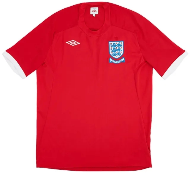 Umbro 2010-11 England 'South Africa' Away Shirt - 8/10 - (L)