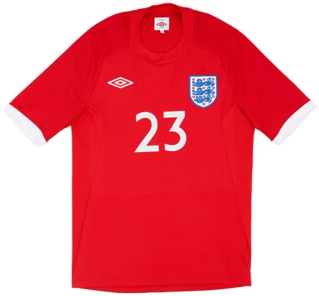 Umbro 2010-11 England Away Shirt #23 - 8/10 - (S)