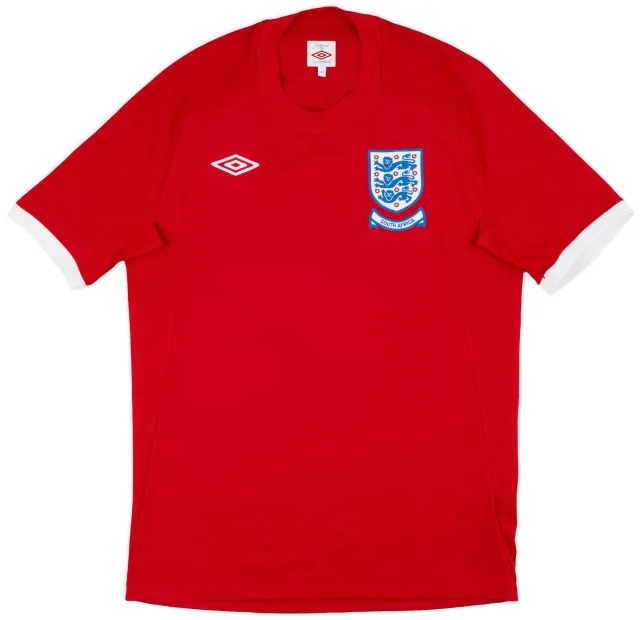 Umbro 2010-11 England 'South Africa' Away Shirt - 9/10 - (M)