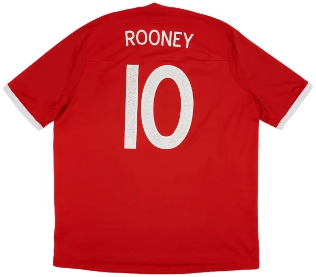 Umbro 2010-11 England Away Shirt Rooney #10 - 7/10 - (XXL)