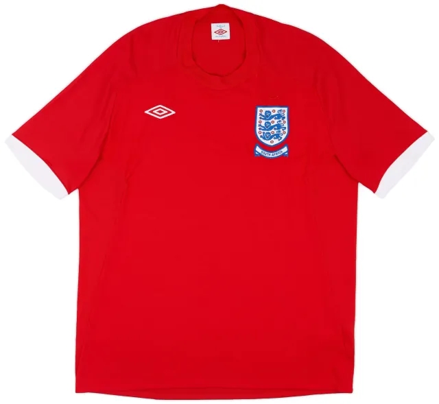 Umbro 2010-11 England 'South Africa' Away Shirt - 9/10 - (XL)