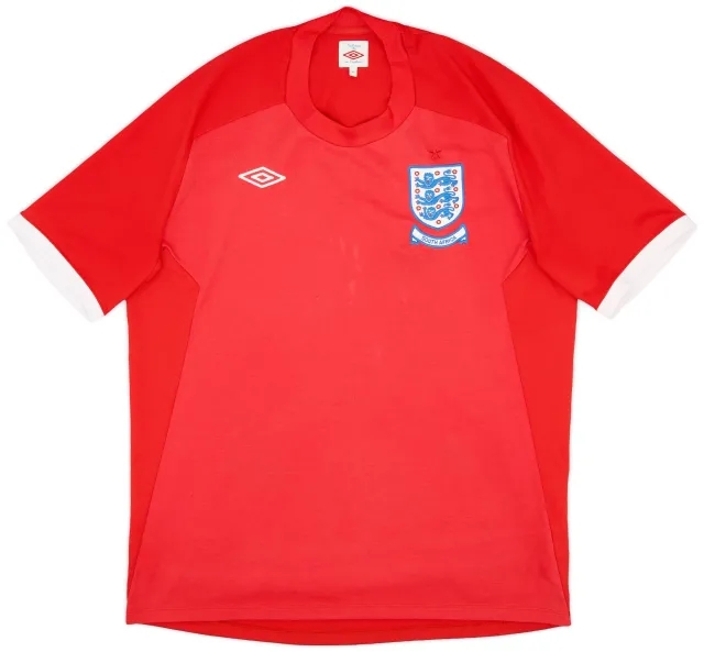 Umbro 2010-11 England 'South Africa' Away Shirt - 7/10 - (XL)