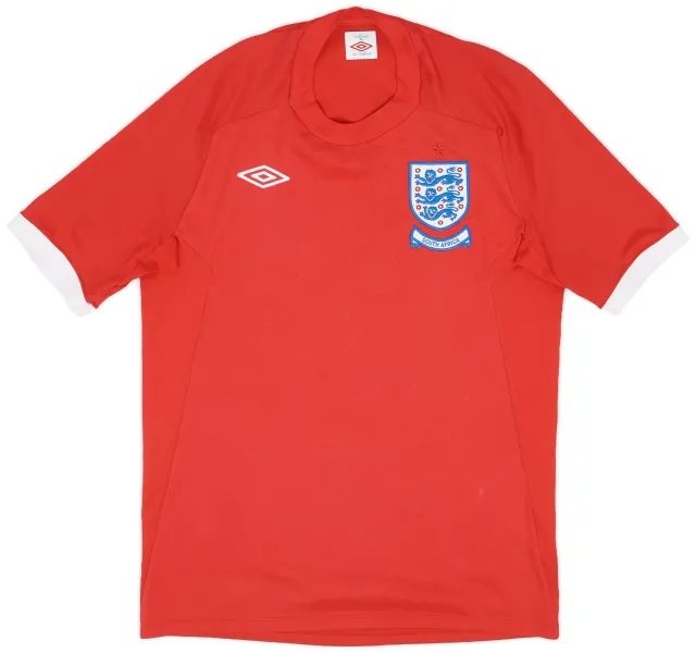 Umbro 2010-11 England 'South Africa' Away Shirt - 8/10 - (M)