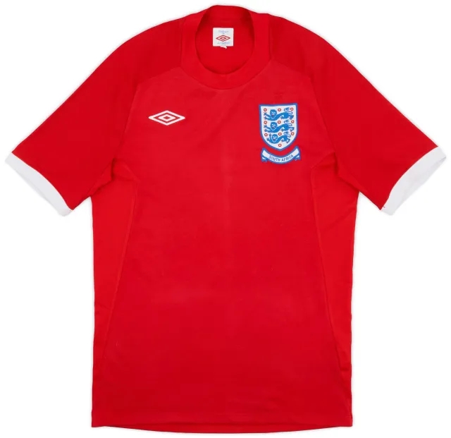Umbro 2010-11 England 'South Africa' Away Shirt - 8/10 - (S)