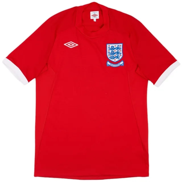 Umbro 2010-11 England 'South Africa' Away Shirt - 9/10 - (M)