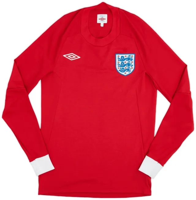 Umbro 2010-11 England Away L/S Shirt - 9/10 - (XL.Boys)