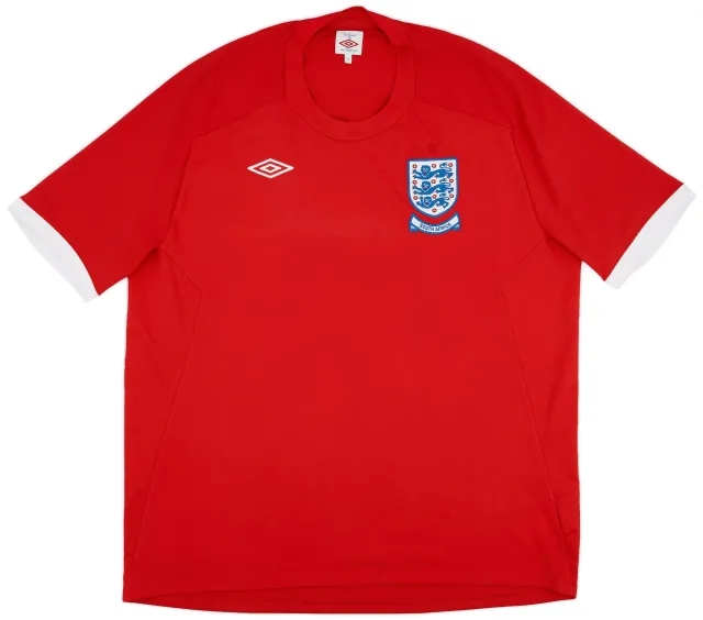 Umbro 2010-11 England 'South Africa' Away Shirt - 9/10 - (3XL)