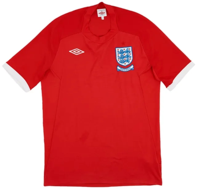 Umbro 2010-11 England 'South Africa' Away Shirt - 9/10 - (M)