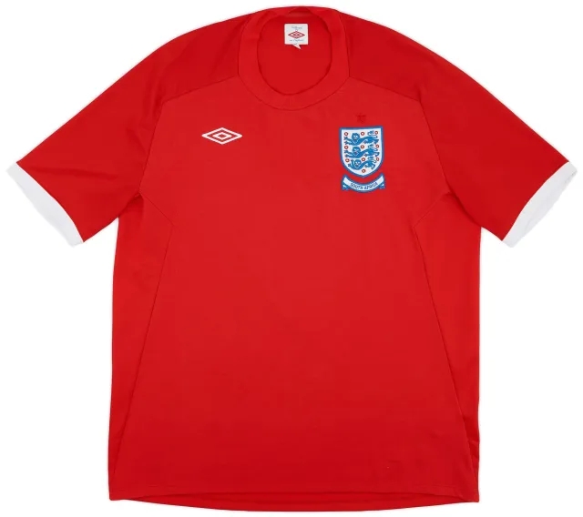 Umbro 2010-11 England 'South Africa' Away Shirt - 8/10 - (XXL)