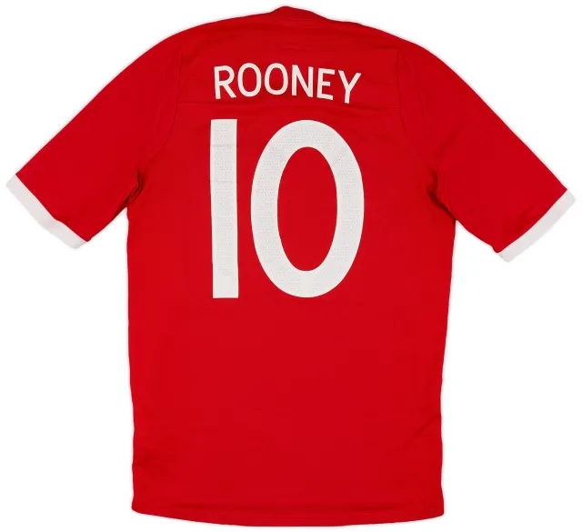 Umbro 2010-11 England Away Shirt Rooney #10 - 7/10 - (S)