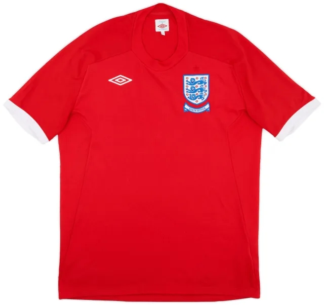 Umbro 2010-11 England 'South Africa' Away Shirt - 8/10 - (L)