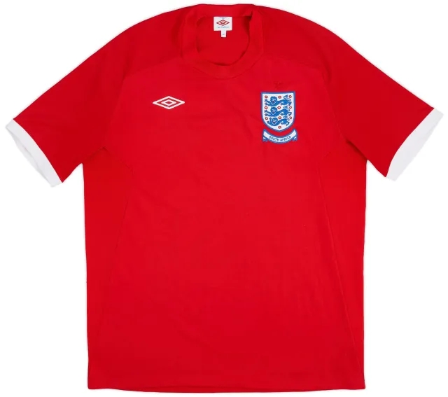 Umbro 2010-11 England 'South Africa' Away Shirt - 8/10 - (XL)