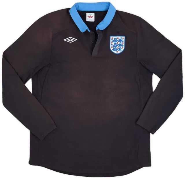 Umbro 2011-12 England Away L/S Shirt - 5/10 - (XL)