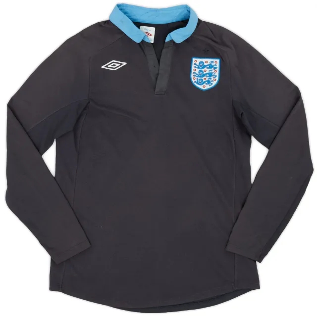 Umbro 2011-12 England Away L/S Shirt - 5/10 - (M)