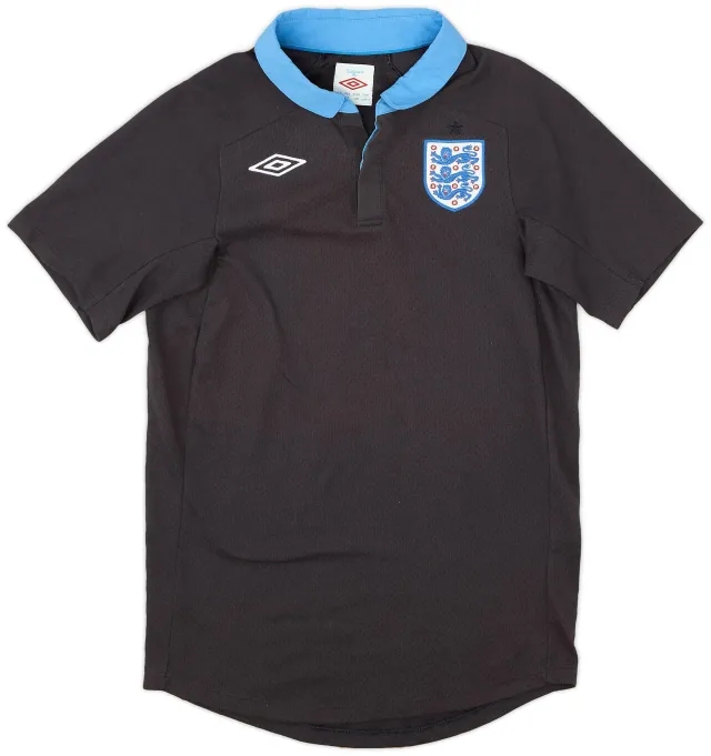 Umbro 2011-12 England Away Shirt - 8/10 - (XL.Boys)
