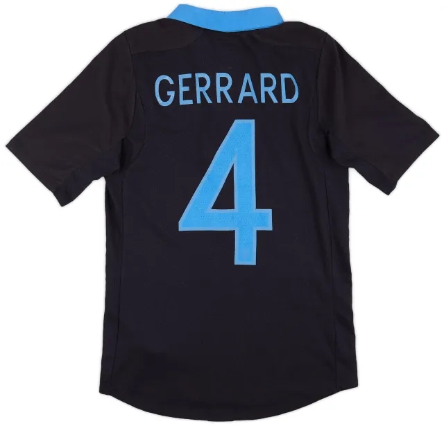 Umbro 2011-12 England Away Shirt Gerrard #4 - 7/10 - (XS)