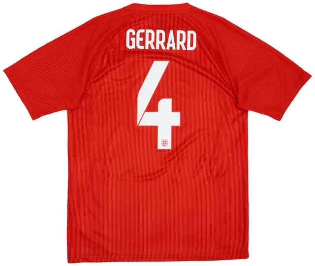 Nike 2014-15 England Away Shirt Gerrard #4 - 8/10 - (M)