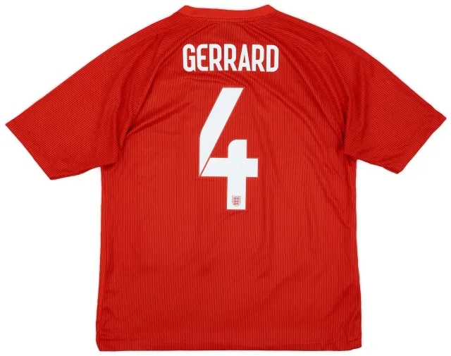 Nike 2014-15 England Away Shirt Gerrard #4 - 6/10 - (XL)