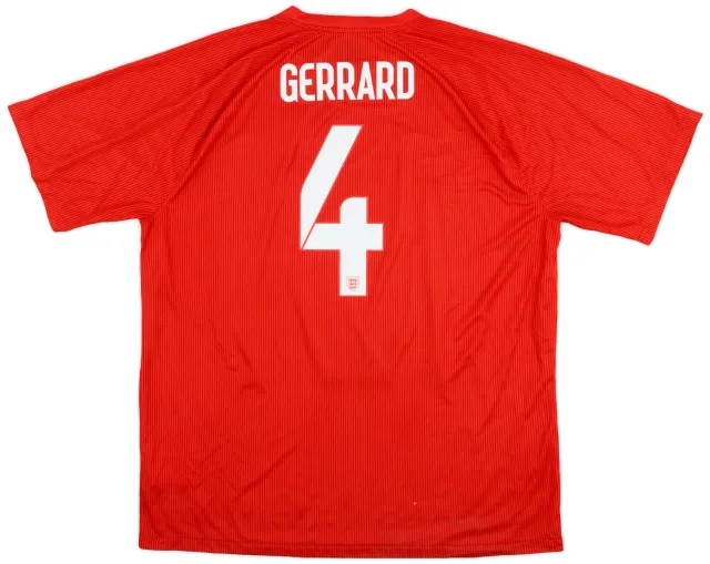 Nike 2014-15 England Away Shirt Gerrard #4 - 9/10 - (XXL)