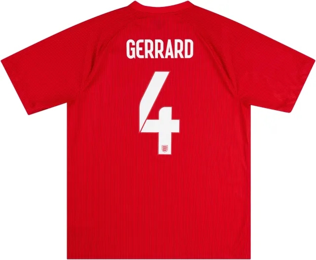 Nike 2014-16 England Away Shirt Gerrard #4 - 8/10 - (M)