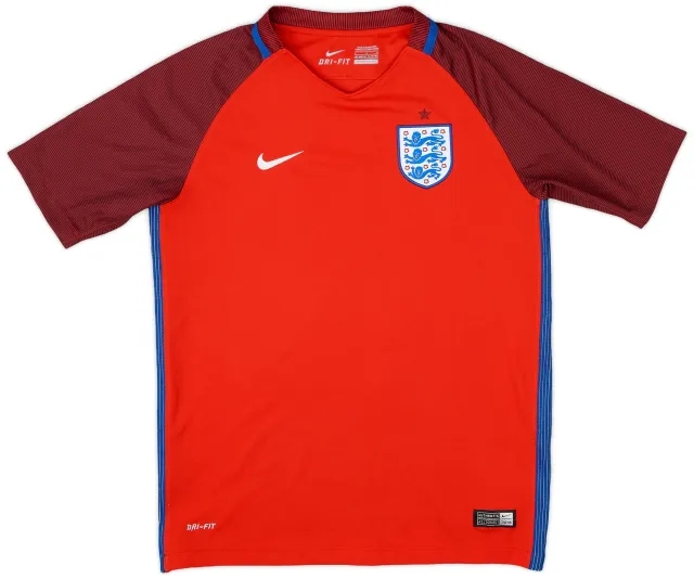Nike 2016-17 England Away Shirt - 8/10 - (L.Boys)