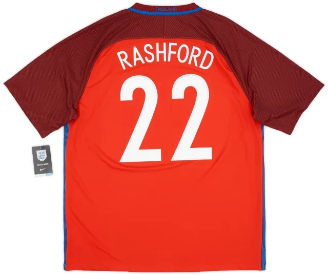 Nike 2016-17 England Away Shirt Rashford #22 (XL)