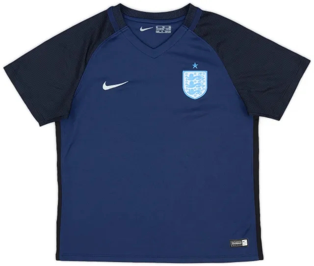 Nike 2017 England Away Shirt - 9/10 - (7-8 Years)