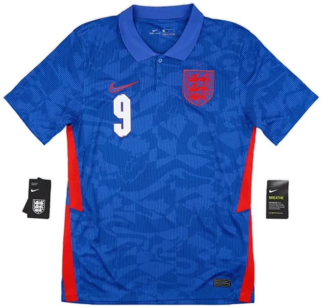 Nike 2020-21 England Away Shirt Kane #9 (S)
