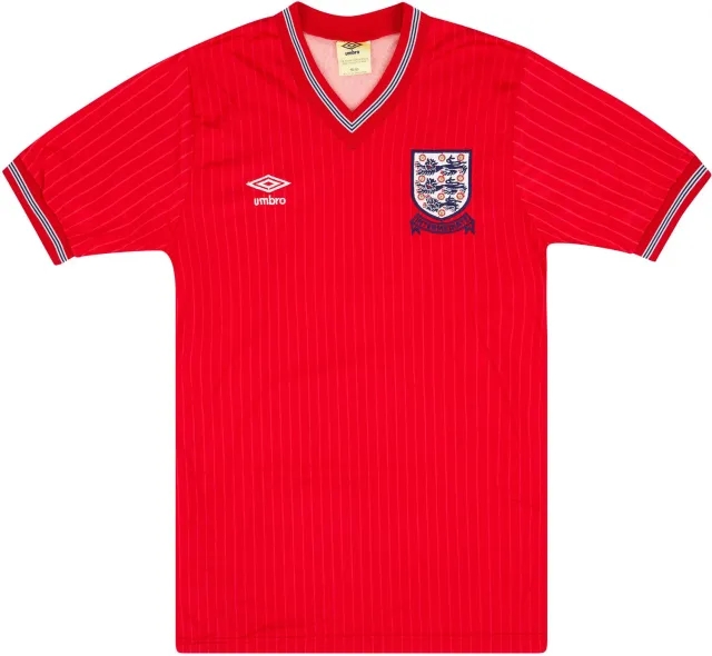 Umbro 1984-86 England U-21 Match Issue Away Shirt #6 (Parker)