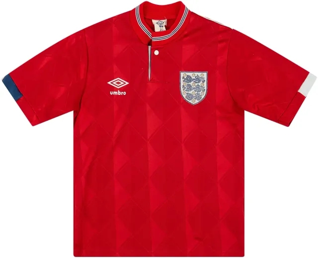 Umbro 1988-89 England Away Shirt - 9/10 - (M.Boys)