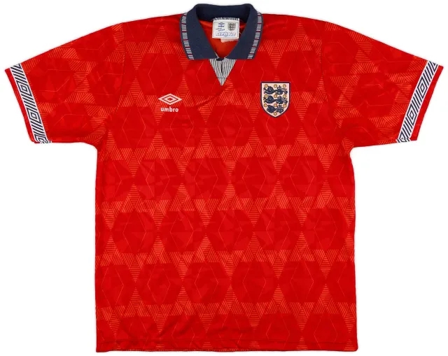 Umbro 1990-93 England Away Shirt - 8/10 - (L)