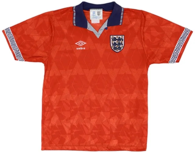 Umbro 1990-93 England Away Shirt - 8/10 - (S)