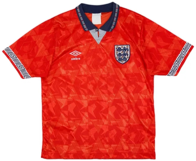 Umbro 1990-93 England Away Shirt - 8/10 - (Y)