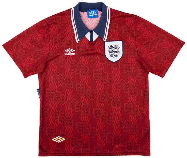 Umbro 1993-95 England Away Shirt - 8/10 - (L)