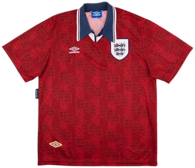 Umbro 1993-95 England Away Shirt - 8/10 - (XL)