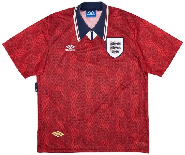 Umbro 1993-95 England Away Shirt - 8/10 - (XL)