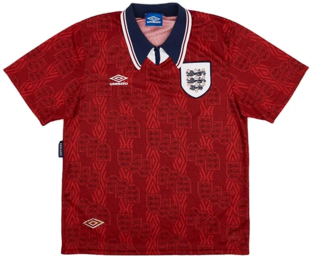 Umbro 1993-95 England Away Shirt - 8/10 - (L)