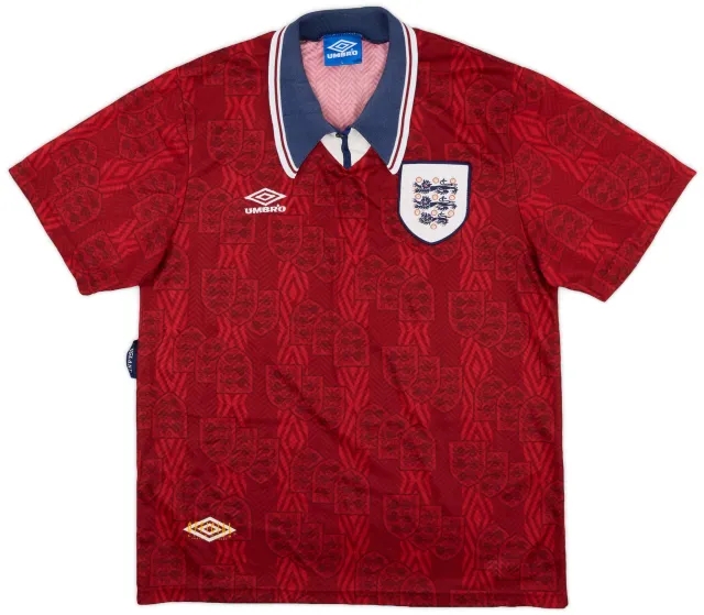 Umbro 1993-95 England Away Shirt - 8/10 - (L)