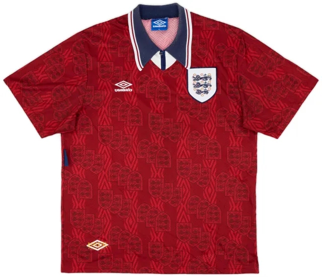 Umbro 1993-95 England Away Shirt - 8/10 - (XL)