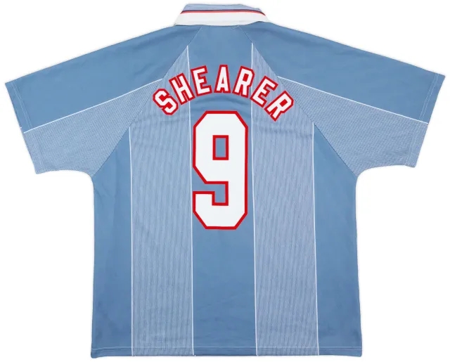 Umbro 1996-97 England Away Shirt Shearer #9 - 8/10 - (XL)