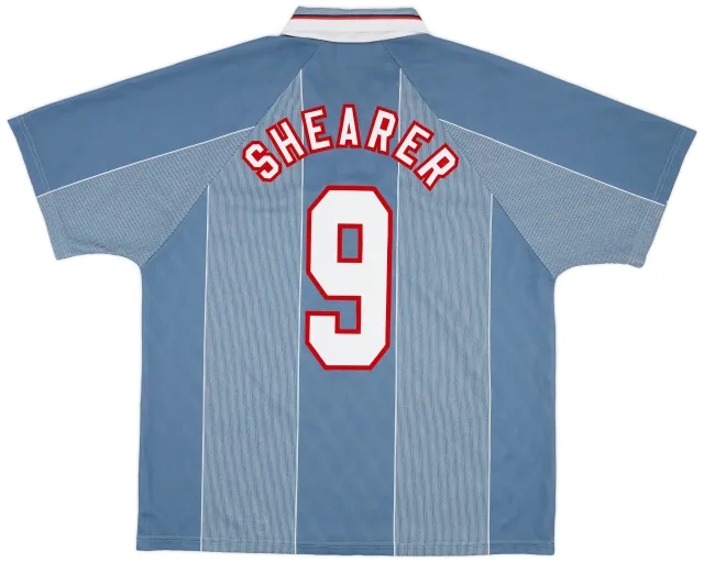 Umbro 1996-97 England Away Shirt Shearer #9 - 7/10 - (XL)