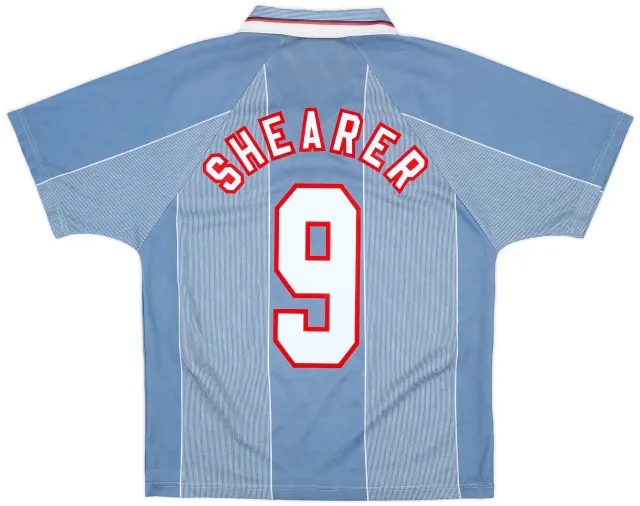 Umbro 1996-97 England Away Shirt Shearer #9 - 7/10 - (M)