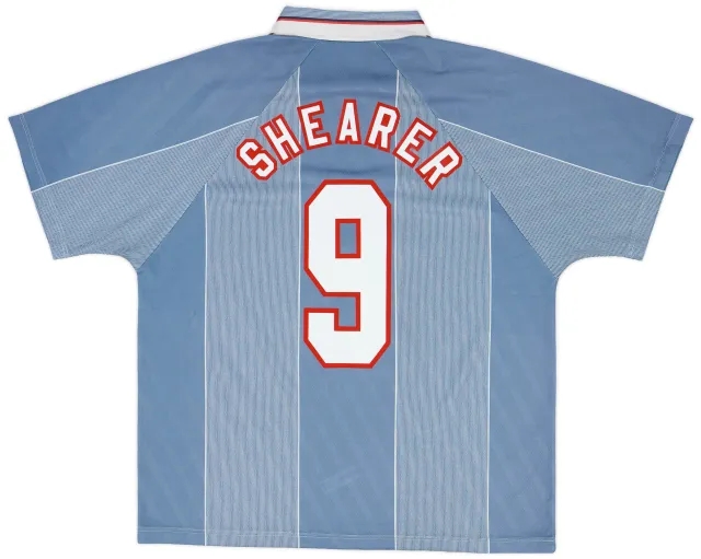 Umbro 1996-97 England Away Shirt Shearer #9 - 9/10 - (XL)