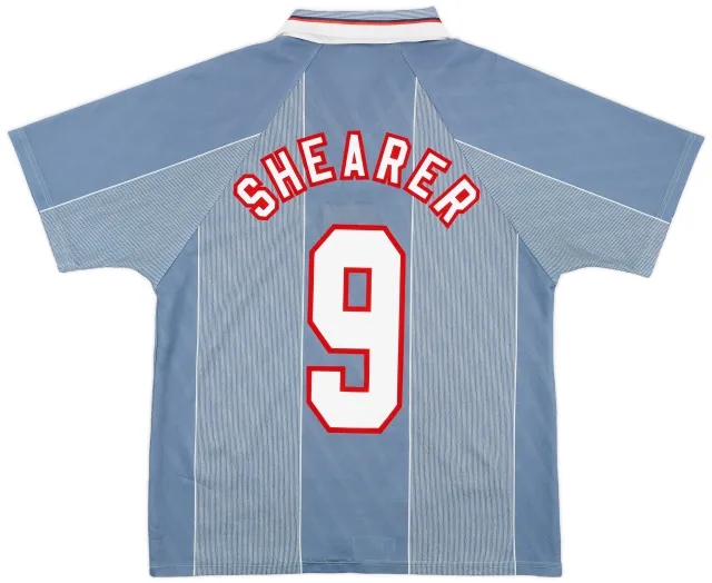 Umbro 1996-97 England Away Shirt Shearer #9 - 9/10 - (M)