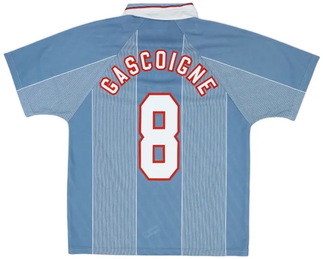 Umbro 1996-97 England Away Shirt Gascoigne #8 - 9/10 - (L)